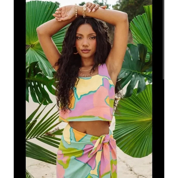 NWOT Show Me Your Mumu Tara Crop Top Size XL - Picture 1 of 10